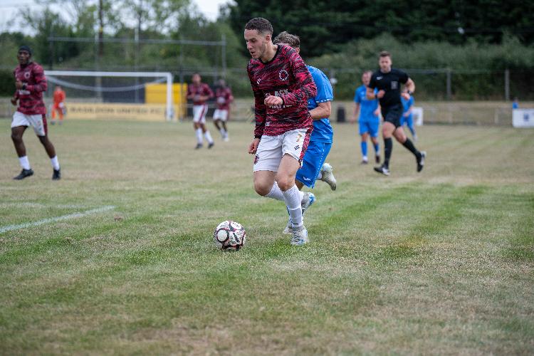 Match Report : Basildon Town 1-2 NW London NW London progress to the 2nd qualifying round with victory away in Essex. CJ Eseka scored twice to notch his 5th of the season.