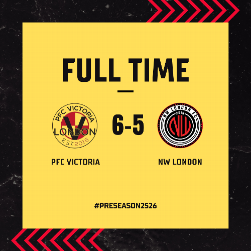 Match Report : PFC Victoria 6-5 NW London In our last friendly of the 25-26 season, NW London faced PFC Victoria away from home.